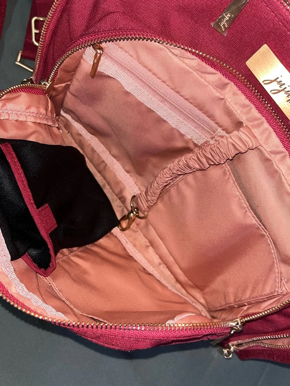 JuJuBe B.F.F Convertible Diaper Bag, Tahitian Red